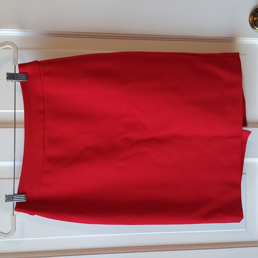 Ann Taylor Red Pencil Skirt